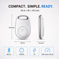 Kotonlink R2 Traceur d'objets 2-en-1 et télécommande BLE 5.3 TTLock pour serrures intelligentes compatibles