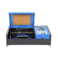 Mesin Ukiran Laser Kayu MDF Kertas Batu Karet 3020 40W/50W untuk Ukiran Liontin Dompet Segel