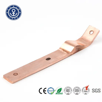 Barra Colectora de Cobre Flexible, Conector de Cobre Laminado y Recubierto de Estaño para Transformadores de Equipos de Conexión