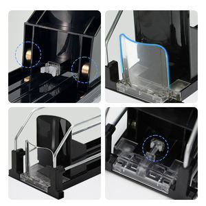 Organisateur de Bouteilles et Boissons Automatique Amélioré pour Réfrigérateur Distributeur à Ressort pour Canettes de Soda Poussoir d'Étagère de Supermarché à Largeur Réglable - Product Image 3