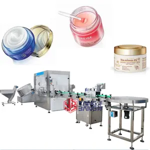 YB-JG4B Hoogwaardige Automatische Cosmetische Make-Up Gezichtscrème Handdesinfecterend Fles Zure Vloeibare Vulling Bottelmachine