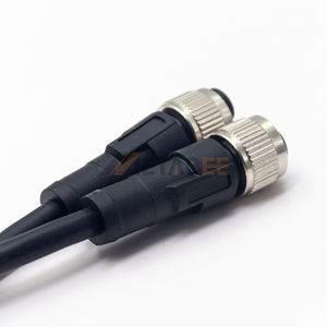 Câble M12 Femelle vers Femelle 5 Broches Connecteur Codé A Fil AWG22 Non Blindé Coupleur de Capteur Industriel Câble Double Embout - Product Image 2