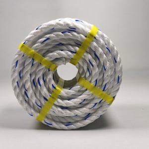 Corde en PP torsadée en usine, options de taille 22mm-40mm disponibles, cordes en film PP, corde de pêche en polypropylène - Product Image 3