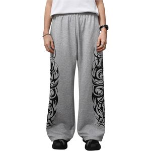 Pantalon de survêtement ample pour homme FOXA, coupe large, taille à cordon, avec poches, respirant, en coton et polyester - Product Image 1