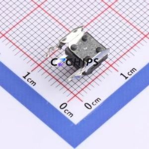 TC-00100FSA-070E Tactile Switch Through hole Component (THT) Switch Single Pole Single Throw Round Button 2.5N 6mm - Product Image 2