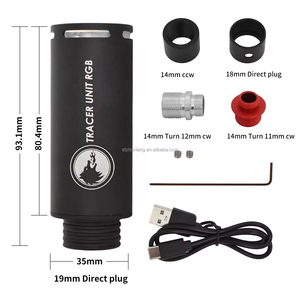 TU01 C Traceur compact rechargeable en alliage d'aluminium ASOFT Gel Blaster Spitfire pour usage tactique et camping 0,2 kg 4500 PSI Accessoires - Product Image 6