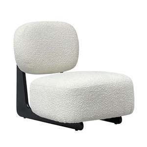 Nordic Style <b>Lounge</b> <b>Chair</b> with Solid Wood Leg Fabric Upholstered Hot Sale for Living Room Apartment Dining and Hotel Use - Product Image 1