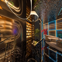 Cool bar Muebles/Discoteca/KTV/ Night Club/LED Cubo Mesa Hookah Salón Muebles Sofá Set Centro Piezas Mesa