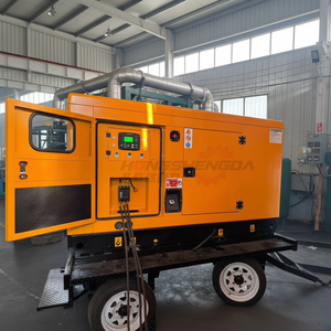 รถพ่วงเก็บเสียงคุณภาพสูง 20KW 25KW 30KW สำหรับเครื่องกำเนิดไฟฟ้าสำรอง ใช้ในบ้าน กำลังไฟ 25kva 30kva 37.5kva ลดราคา - Product Image 1