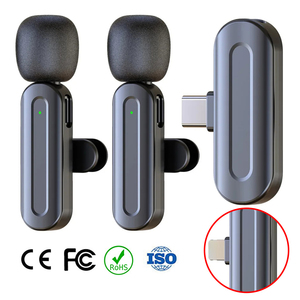 Microphone Lavalier Sans Fil SX25 Mini 2.4G pour Podcast et Diffusion en Direct avec Surveillance en Temps Réel et Réduction du Bruit (Charge en Parallèle) - Product Image 1