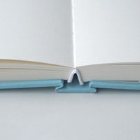 Logo personnalisé de haute qualité imprimé taille B5 avec Journal de planification de couverture en cuir PU bleu