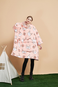 China Factory Winter Warming Giant Hooded Wearable <strong>Blanket</strong> <strong>Hoodie</strong> Sherpa Fleece Ultra Plush <strong>Cosy</strong> Oversized Adult Hooded <strong>Blanket</strong> - Product Image 3