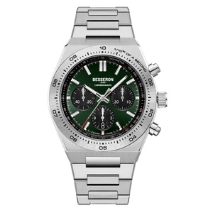 High Quality <b>Mens</b> Mechanical Chronograph <b>Watch</b> OEM ODM logo Sapphire Glass 5ATM Waterproof <b>Sports</b> Stainless Steel Rubber <b>Watch</b> - Product Image 3