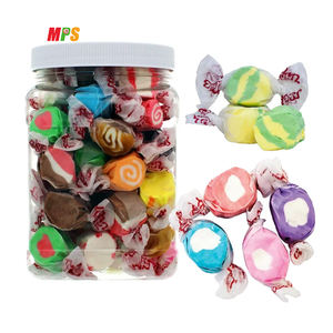 Caramelle OEM personalizzate confezionate singolarmente senza zucchero caramelle Gourmet Soft Fluff acqua salata Taffies - Product Image 1