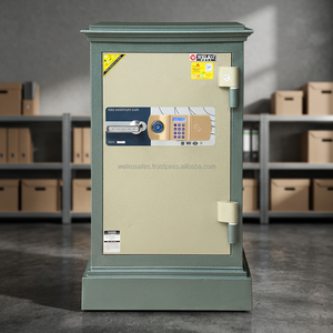 Home <b>Safes</b> Box WELKO OBS1000 E Gold Blue <b>Key</b> <b>Lock</b> 2mm Stainless Steel Fireproof - Product Image 3