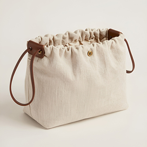 Bolsa de Cosméticos de Lona Personalizada para Mujer, Estuche de <span class=keywords><strong>Maquillaje</strong></span> con Cordón, Organizador de Artículos de Aseo para Viaje, Marca Privada, OEM, ODM - Product Image 3