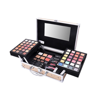 Palette de maquillage multifonctionnelle Miss Rose : fard à paupières naturel, poudre de contour, blush, crayon à sourcils, gloss à lèvres
