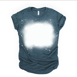 เสื้อยืดเปล่าสำหรับงานซับลิเมชั่นแบบฟอกสี เสื้อยืดฟอกสีแบบกำหนดเอง - Product Image 3