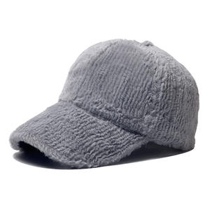 Gorra de Béisbol Afelpada de Invierno para Hombre y Mujer, Gorra de Felpa Suave Ajustable, Gorra Deportiva para Clima Frío - Product Image 5