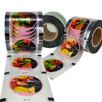 OEM FEST Kaltgetränke-Plastikfolie PET/PP/PE Bubble Tea Becher-Versiegelungsfolie für 90mm 95mm Papier- und Plastikbecher