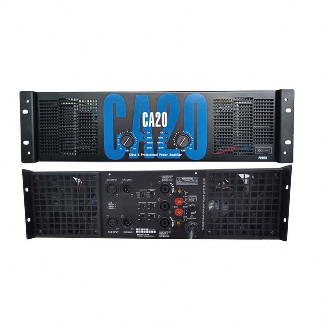Wholesale CA12 CA18 CA20 CA30 CA40 Professional Sound Standard CA20 Power Amplifier 1900 Watts Audio Power Amplifier