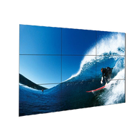 Panel tv Led lcd IPS, pasang dinding video, dinding, 800nits 1080p 4k 55 inci 3x3 asli