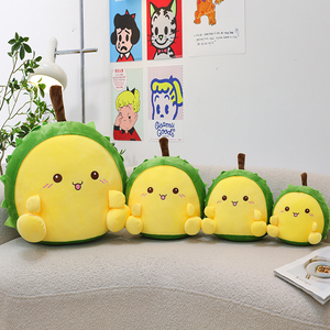 Vente en gros de Lovely Durian Peluche Jouet Super Doux Kawaii Fruit Oreiller avec PP Coton Remplissage Cadeau - Product Image 3