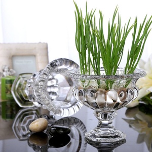 Hot Selling Factory Direct Supply <strong>Flower</strong> <strong>Vase</strong> European Style Flapped Glass <strong>Vase</strong> for Wedding Centerpieces Table Decorations - Product Image 4