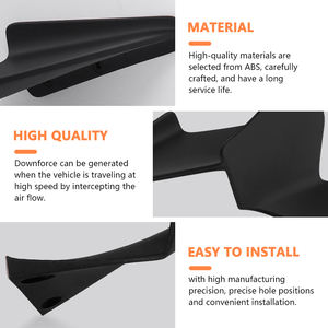 Nuevo Alerón Lateral de Motocicleta en Material ABS Negro, Alerón Fijo Aerodinámico, Deflector de Viento Competitivo para KTM <span class=keywords><strong>DUKE</strong></span> 390 2017 - Product Image 6