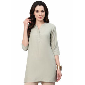 Haut en tissu de qualité supérieure, haut de style moderne pour femmes, haut confortable pour tous les jours, fabriqué en Inde, prix de gros - Product Image 1