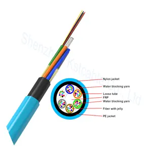 Factory source Air-blowning Micro Fiber Cable Multimode 2-144 Cores G652d Air Blown Micro Duct mini optical fiber cables