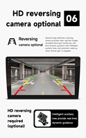 BQCC 9 inç Çift Din Carplay Android Auto Araç Radyosu Dokunmatik Ekran FM BT USB AUX Girişi HD Geri Görüş Kamerası Araç Stereo Medya Oynatıcısı