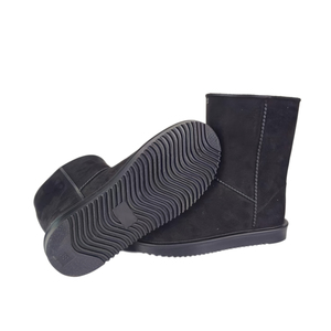 <span class=keywords><strong>Bottes</strong></span> <span class=keywords><strong>de</strong></span> <span class=keywords><strong>neige</strong></span> chics pour femmes en daim à revers, isolées, imperméables, souples, légères, antidérapantes, pour la ville - Product Image 3