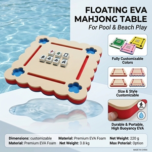 Table de Mahjong flottante Antnovelty, tapis en mousse EVA imperméable pour piscine, fête, spa, yacht, divertissement - Product Image 4