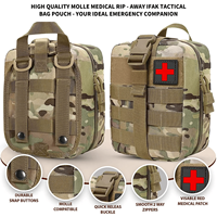 Offre Spéciale Anthrive Trousse IFAK Professionnelle Compacte Molle Détachable Sac de Survie d'Urgence Kit de Traumatisme Trousse de Premiers Soins Tactique