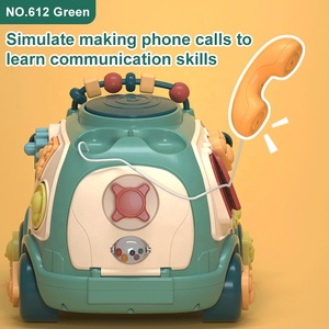 कस्टम मज़ेदार शिशु प्रारंभिक शैक्षिक बहुक्रियाशील संगीत टेलीफोन कार खिलौना प्लास्टिक बच्चा खिलौना खिलौना खिलौना - Product Image 5