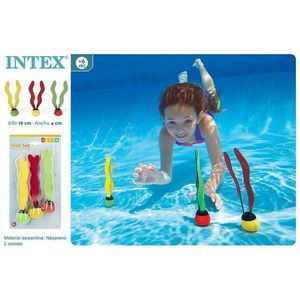 Set Giochi d'Acqua Intex, Giocattoli per Piscina 19 Cm in Neoprene, 3 Colori, Divertimento per Bambini - Product Image 1