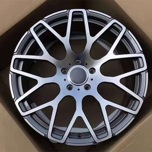 Jantes en alliage forgé gris canon de 18, 19, 20, 21, 22, 23, 24 pouces, compatibles avec <span class=keywords><strong>Mercedes</strong></span> G63, G550, G350, G <span class=keywords><strong>4X4</strong></span>, Classe GLS, GLE, CLS - Product Image 3