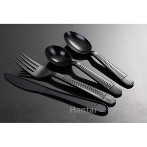 Couverts jetables en plastique PP de 5,5 g, couteau, fourchette et cuillère, 1000 pièces/carton - Product Image 2