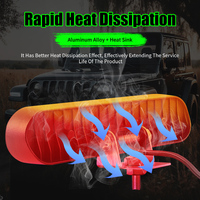 Nouveau 6 pouces 24W LED barre lumineuse de travail blanc ambre brouillard conduite lampe pour moto SUV ATV camion Tricycle et véhicules tout-terrain 4x4
