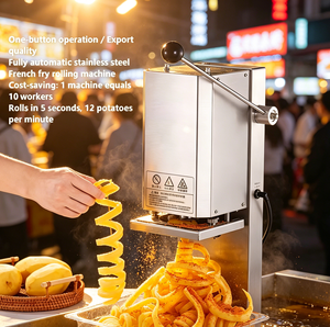 Nouvelle machine à couper et à trancher les pommes de terre automatique à faible bruit pour usage commercial - Product Image 4