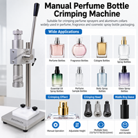 Machine de capsulage manuelle fiable pour flacons de parfum, outil de sertissage pour pompes pulvérisatrices de parfum, ateliers d'emballage cosmétique et usines