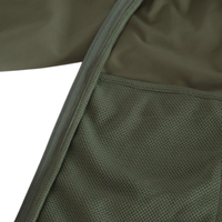 Veste décontractée pour homme de haute qualité, vert olive, col montant, résistante aux plis, coupe-vent zippé, personnalisable