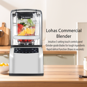 Licuadora Comercial Lohas de 2200W, Licuadora Industrial de Alta Resistencia, Electrodoméstico de Cocina - Product Image 3