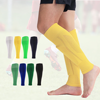 Manchons de compression pour mollets, socquettes d'été sans pieds pour hommes et femmes, en nylon tricoté, pour les coureurs