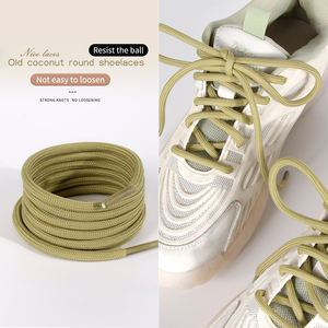 Cordones planos redondos Yrunfeety de 5MM, cordones de repuesto de 100-140CM para zapatillas <span class=keywords><strong>Yeezy</strong></span>, 20 colores disponibles - Product Image 3