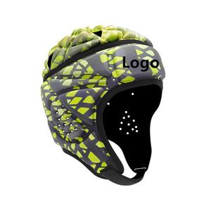 Benutzer definierte Soft Shell Rugby 7 v7 Fußball Helm Schaum gepolstert Scrum Cap Kopf bedeckung Autismus Sicherheit Bump Hat Head Support Protector - Product Image 4