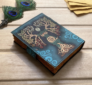 Libro de Hechizos de Cuero con Cierre de Hebilla, Diseño Árbol de la Vida y Madre Tierra, Regalo para Planificador - Product Image 5