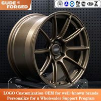 Jantes forgées couleur bronze GUDE-1ORS 18 19 20 21 22 5x120 5x114.3 Concaves profondes Monobloc en alliage pour BMW M3 M4 Tesla Mustang