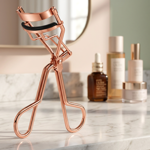 ที่ดัดขนตาสีโรสโกลด์แบบมืออาชีพ ทำจากสแตนเลส สำหรับดัดขนตาและแต่งหน้า - Product Image 2
